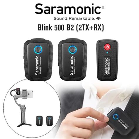 Saramonic Blink 500 B2 2 Person Wireless Mic Clip On Microphone