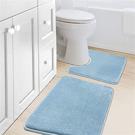 I Tested: My Experience with Light Blue Bathroom Rugs for a Refreshing and Functional Touch