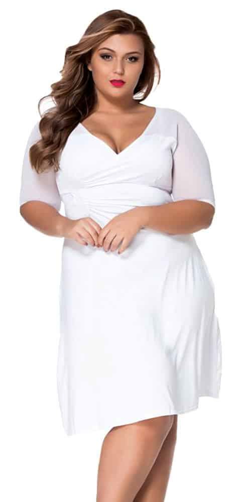 Choosing The Must Have White Dress For A Plus Size Body Curvyplus