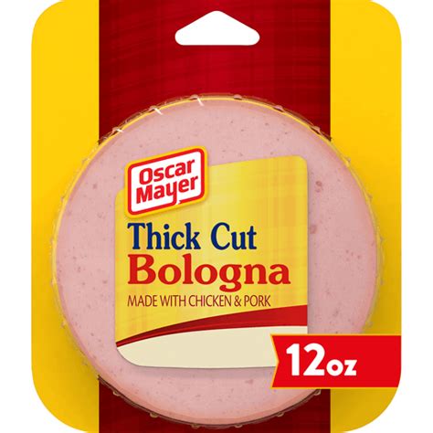 Oscar Mayer Thick Cut Bologna Made With Chicken Pork Beef Added