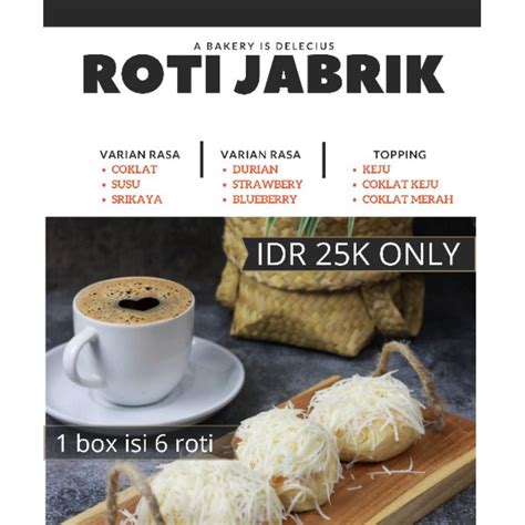 Jual Roti Jabrik Teksturnya Lembut Bervarian Rasa Dan Topping Box Isi