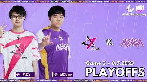 Jt Vs Nova Game Playoffs Stage Wrl Asia Youtube