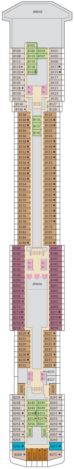 Carnival Miracle deck plans - Cruiseline.com