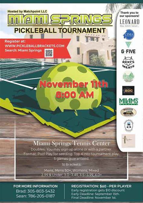 The First Pickleball Tournament | MiamiSprings.com | Miami Springs News ...