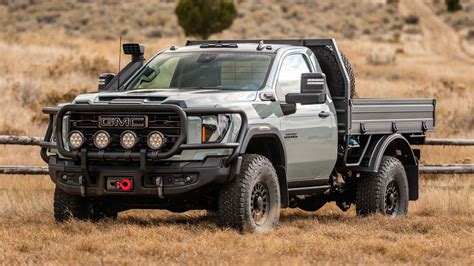 AEV Built A Bonkers GMC Sierra HD Work Truck With 40-Inch Tires, AT4X ...