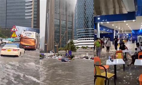 Fuertes Lluvias Inundan A Dubai