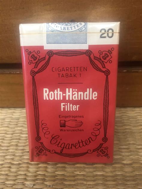 Roth Handle Filter Cigaretten Soft Pack Made In Germany Danly S