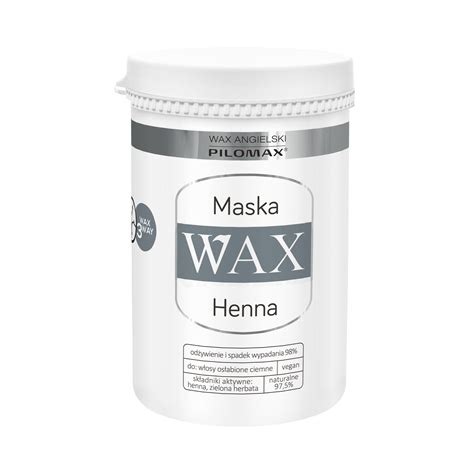 Maska regenerująca HENNA do włosów ciemnych WAX NaturClassic 480 ml