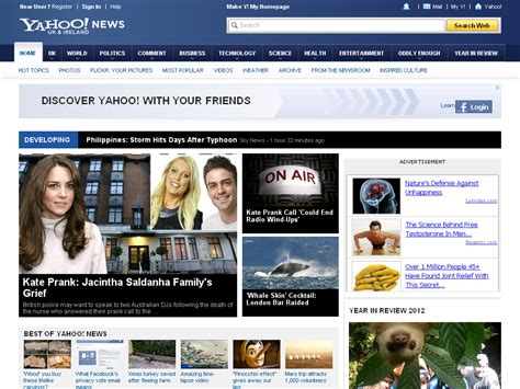 Yahoo News Uk And Ireland Latest World News And Uk News Headlines