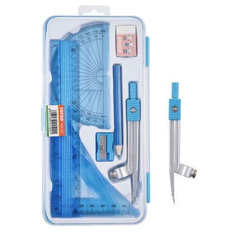 Jual Jangka Mathematics Set Joyko Ms Compass Besi Pensil Kayu