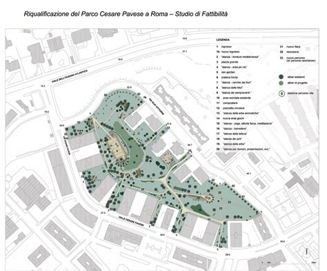 Riqualificazione Parco Cesare Pavese Render E Situazione Attuale