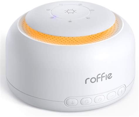 White Noise Machine Roffie Sleep Sound Machine With Touch Night Light