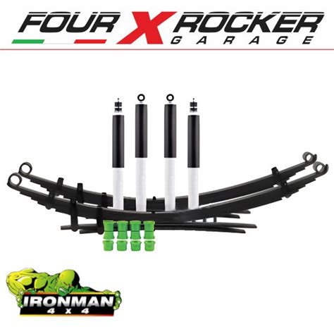 ASSETTO KIT RIALZO 5CM IRONMAN MITSUBISHI L200 96 05 Four X Rocker