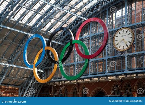 Olympic Rings London 2012 Editorial Stock Photo Image Of Arrival