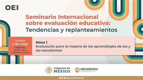 Seminario Internacional sobre evaluación educativa tendencias y