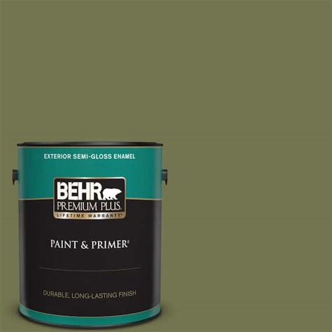 Behr Premium Plus Gal S Secret Meadow Semi Gloss Enamel