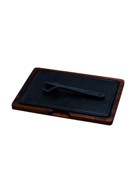 Lava Döküm Ahşap ve Döküm Demir Hot Plate Servis Tahtası Ölçü x cm Fiyatları ve Özellikleri
