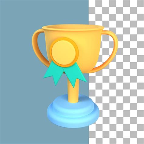 Premium Psd D Icon Trophy