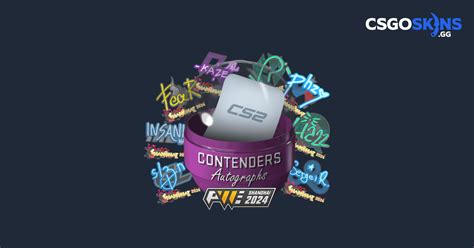 All Shanghai 2024 Contenders Autograph Stickers CSGOSKINS GG