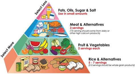 Healthy Diet Pyramid Serving Sizes For Kids