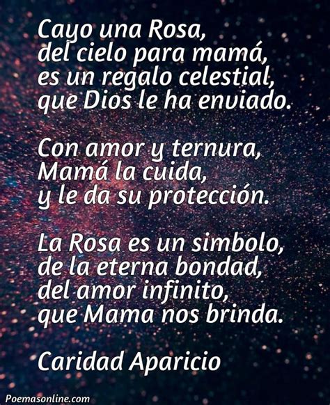 Cinco Poemas Para Mama Del Cielo Cayo Una Rosa Poemas Online