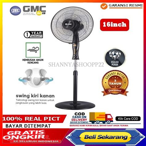 Jual New Promo Kipas Angin Gmc Kipas Angin Berdiri Inch