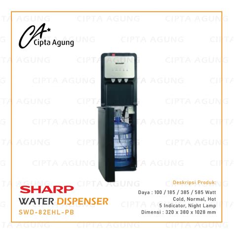 Jual Dispenser Galon Bawah Sharp Swd 82ehl Pb Swd 82 Ehl Night Lamp