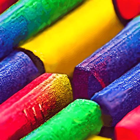 Rainbow Crayons Graphic · Creative Fabrica