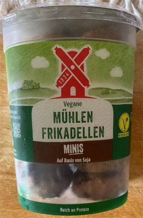 Vegane Mühlen Frikadellen Minis Rügenwalder Mühle kalorie kJ a