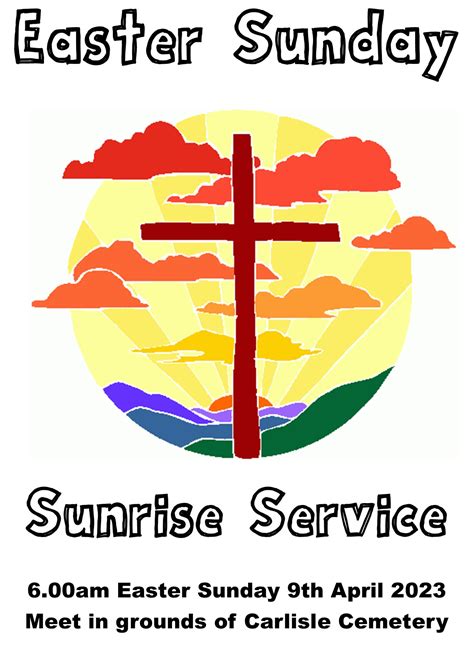 Easter Sunday Sunrise Service St James Church Carlisle