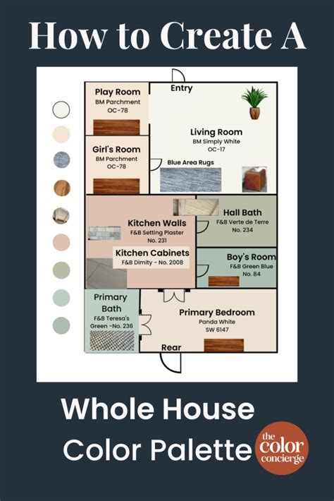 Create a Whole House Color Palette (with Real-World Examples) - The ...