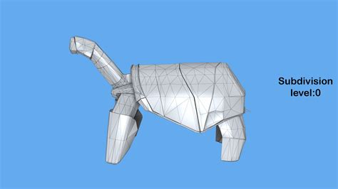 Origami Turtle 3D model - TurboSquid 1819955