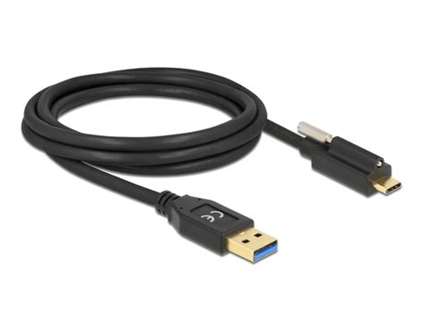 Delock Products 84031 Delock Superspeed Usb Usb 3 2 Gen 2 Cable Type A Male To Usb Type C