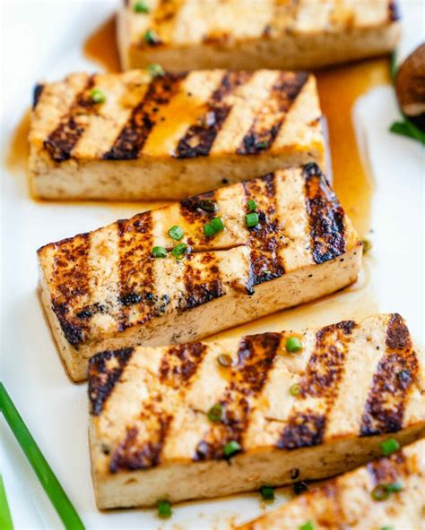 Peach Grilled Tofu Vegan Proteins