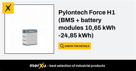 Pylontech Force H1 BMS Battery Modules 10 65 KWh 24 85 KWh DE7E