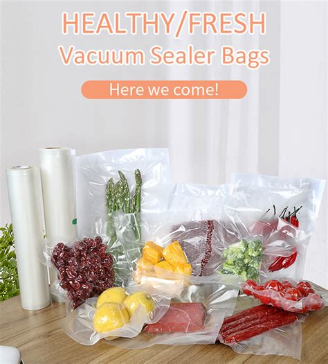 5mil Flat Food Vacuum Sealer Bags 6x10 Inches 152 X 254 Cm For Food