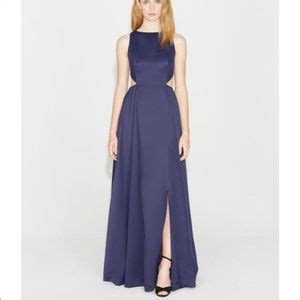 Halston Heritage Dresses Halston Heritage Satin Faille Gown Cut