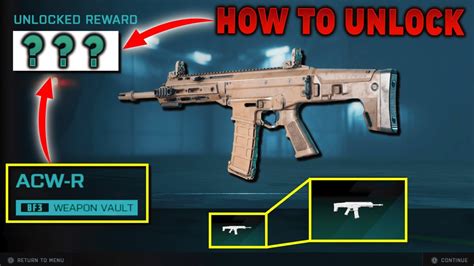 How To Unlock The Acw R In Battlefield Youtube