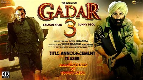 Gadar Official Trailer Salman Khan Sunny Deol Ameesha Patel