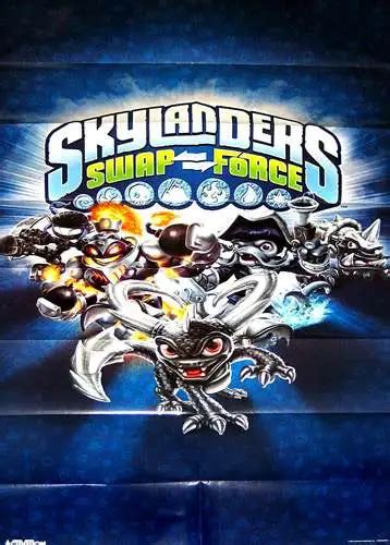 Skylanders Swap Force Mega Character Poster Dark Edition Activision ...