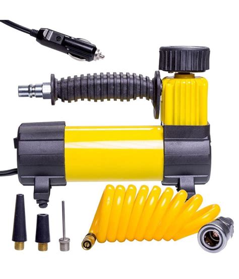 MINI COMPRESSORE ARIA PORTATILE 12V GOMME AUTO MOTO BICI GONFIATORE