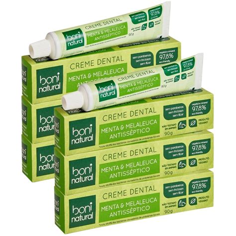 Kit Creme Dental Boni Menta Oferta Natuweb