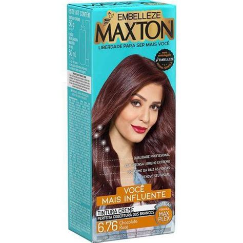 Tinta De Cabelo Maxton Voc Mais Influente Chocolate Ros Kit