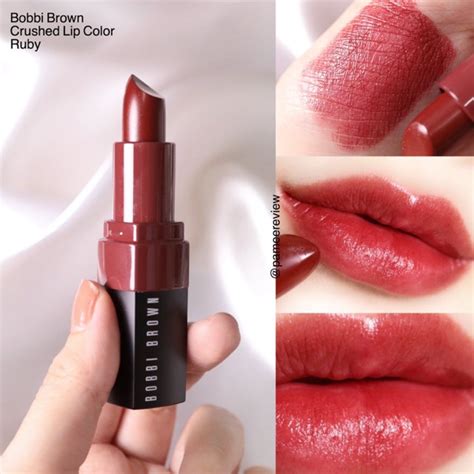 Bobbi Brown Crushed Lip Color ส Ruby 3 4g Shopee Thailand