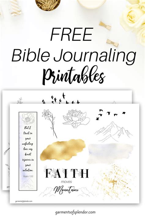 Huge List Of Free Bible Journaling Printables Artofit