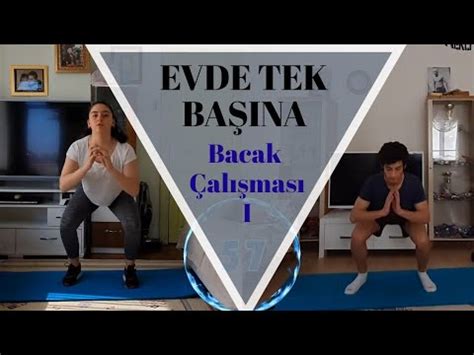 Evde Tek Ba Na B L M Bacak Egzersizleri Youtube