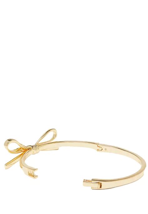 Buy Kate Spade Kate Spade Skinny Mini Bow Bangle Bracelet In Gold