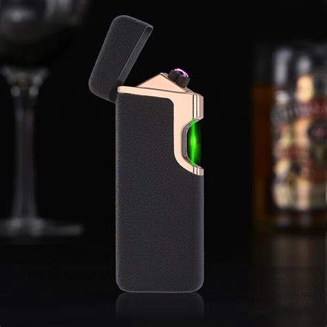 Photoelectric Induction Windproof Plasma Lighter Double Arc Cigar Palse ...