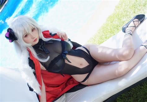 Hidori Rose Graf Zeppelin Swimsuit Azur Lane Hot Girl China