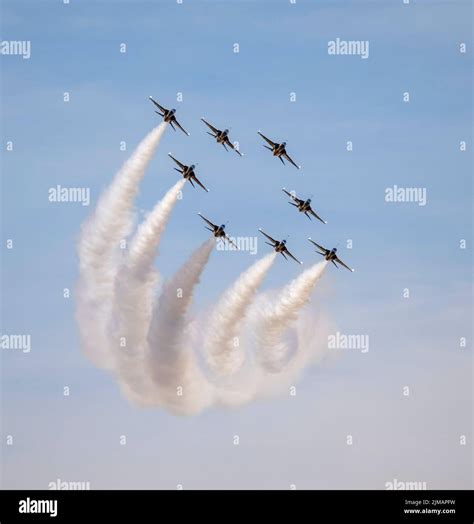 Republic Of Korea Air Force Black Eagles Aerobatic Display Team At